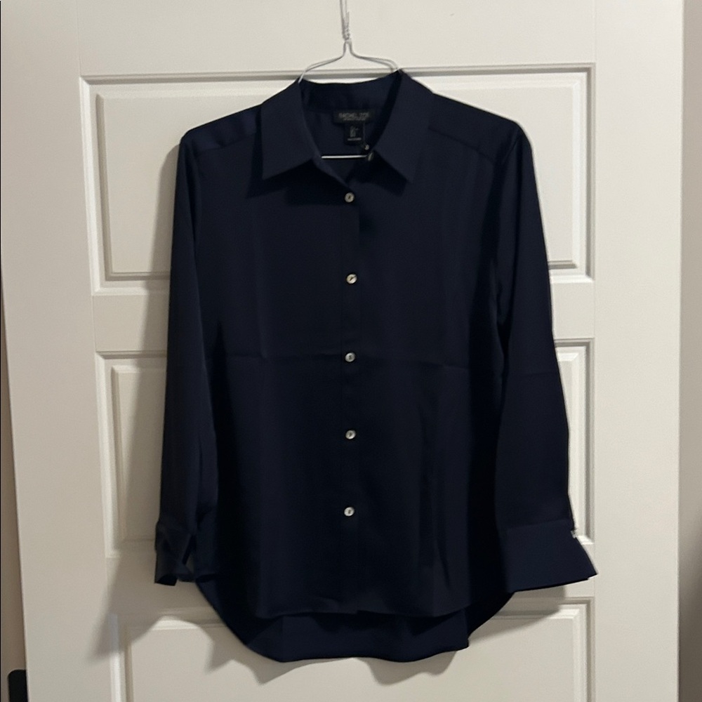 Rachel Zoe Navy Blouse